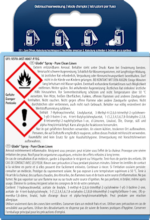 Lufterfrischer Minispray Touch & Spray eins Pure Clean Linen Starterset glade
