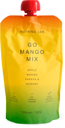 Sadna kaša GO MANGO MIX - jabolko, mango, papaja in banana Nutrino Lab