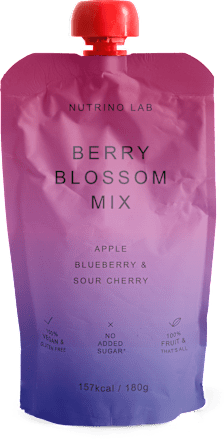 Sadna kaša BERRY BLOSSOM MIX - jabolko, borovnica in višnja Nutrino Lab