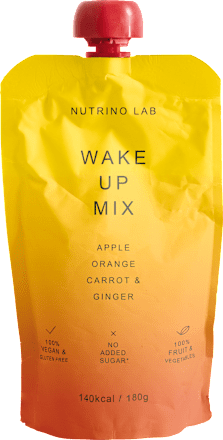 Sadno-zelenjavna kaša WAKE UP MIX - jabolko, pomaranča, korenje in ingver Nutrino Lab