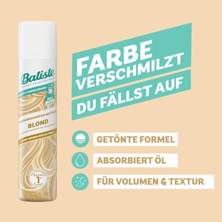 Trockenshampoo Plus für blondes Haar Batiste