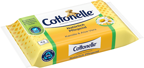 Feuchtes Toilettenpapier Natürlich Pflegend Cottonelle