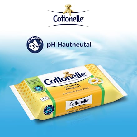 Feuchtes Toilettenpapier Natürlich Pflegend Cottonelle