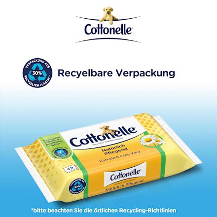 Feuchtes Toilettenpapier Natürlich Pflegend Cottonelle