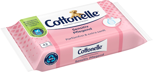 Feuchtes Toilettenpapier Sensitiv Pflegend Cottonelle
