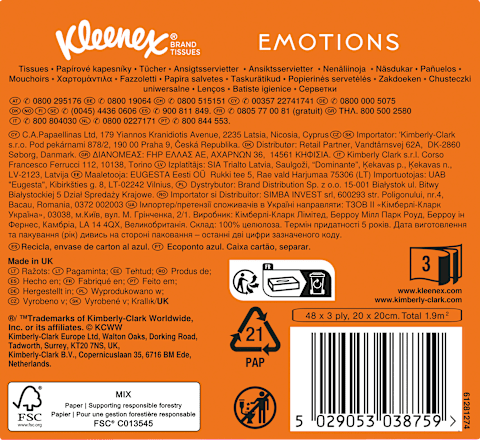 Taschentücher Box Kleenex