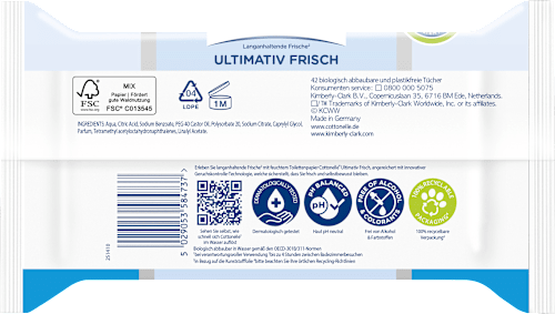 Feuchtes Toilettenpapier Ultimativ Frisch Cottonelle