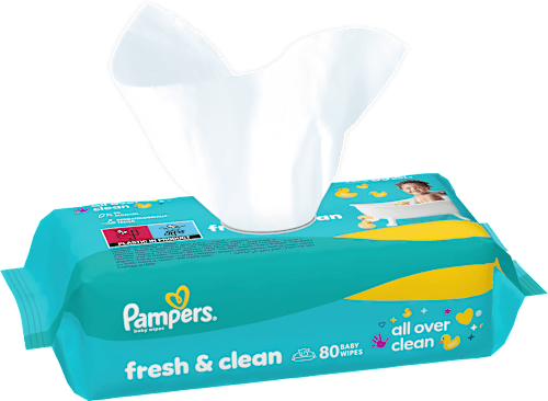 Vlhčené utierky Fresh Clean XXL Pampers