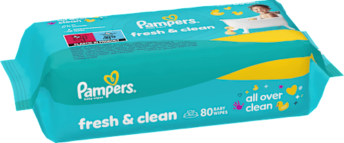 Vlhčené utierky Fresh Clean XXL Pampers