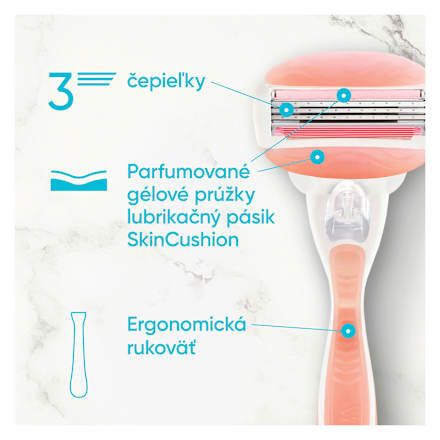 Dámsky holiaci strojček Comfortglide Spa Breeze + 2 NH Gillette Venus
