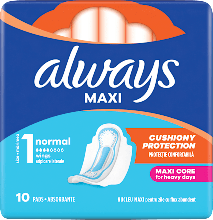 Hygienické vložky classic clean feel protection normal always