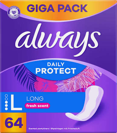 Slipové vložky Daily Protect Long always