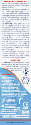Verstopfte Nase Baby Nasenspray und Spülung STÉRIMAR
