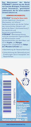 Verstopfte Nase Baby Nasenspray und Spülung STÉRIMAR