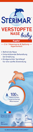 Verstopfte Nase Baby Nasenspray und Spülung STÉRIMAR
