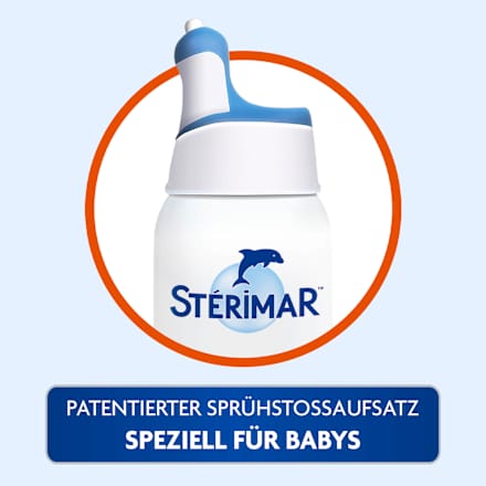 Verstopfte Nase Baby Nasenspray und Spülung STÉRIMAR