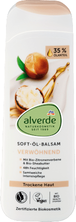 Soft-Öl-Balsam Zitronenverbene & Sheabutter alverde NATURKOSMETIK