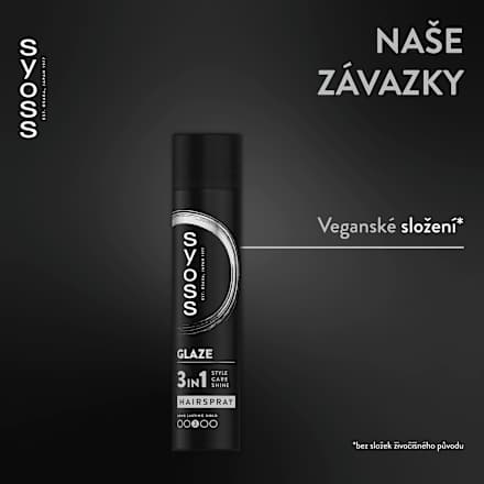 lak na vlasy 3v1 Glaze syoss