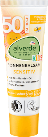 Kids sensitiv balzam za sunčanje, SPF50 alverde NATURKOSMETIK