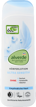 tělové mléko Ultra Sensitiv alverde NATURKOSMETIK