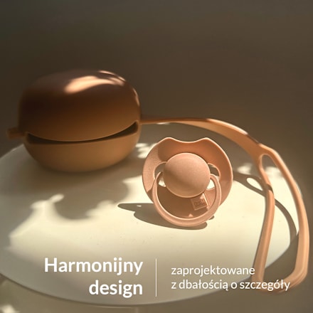 Smoczek silikonowy, dynamiczny Prime 18m+ Ivory Glow/Blush Glow LOVI