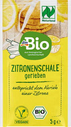 citronová kůra strouhaná dmBio