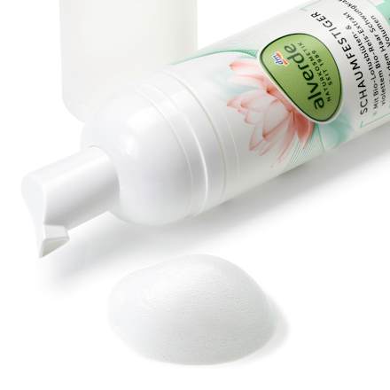 Schaumfestiger mit Lotusblüten- & violettem Reisextrakt alverde NATURKOSMETIK