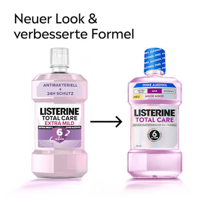 Mundspülung Total Care Mild alkoholfrei Listerine