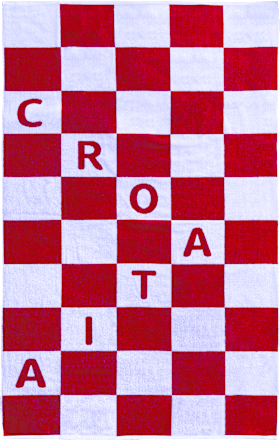 Ručnik za plažu – crveno-bijele kockice Dekoracija i uređenje
