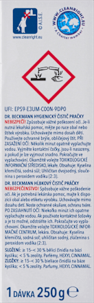 Hĺbkový čistič práčky  Dr. Beckmann