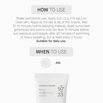 Sonnencreme Gesicht Lightweight LSF 50+ Transparent Lab