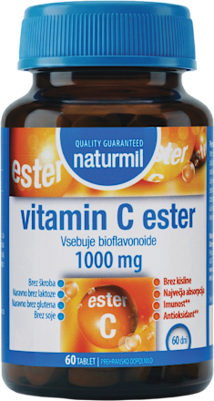 Prehransko dopolnilo vitamin C ester naturmil