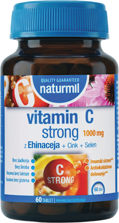 Prehransko dopolnilo vitamin C strong naturmil