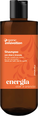 Shampoo con Aloe e Arancia Organic Innovation