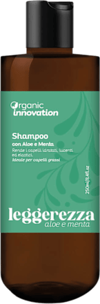 Shampoo con Aloe e Menta Organic Innovation