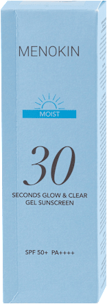 30 SECONDS GLOW & CREAM GEL krema za zaštitu od sunca MOIST, SPF50+ MENOKIN