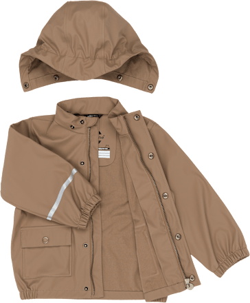 Regenjacke, braun, Gr. 86/92 Mikk-Line