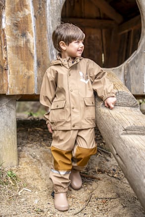 Regenjacke, braun, Gr. 86/92 Mikk-Line