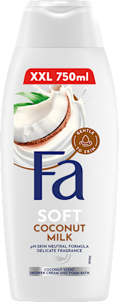 Душ гел Кокосовo мляко Soft Fa