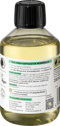 Mundziehöl Bio-Minze alverde NATURKOSMETIK