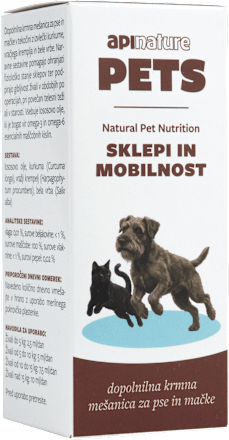 Dopolnilna krmna mešanica za pse in mačke SKLEPI IN MOBILNOST APINATURE