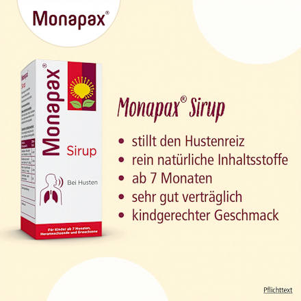 Monapax bei Keuchhusten Sirup Monapax