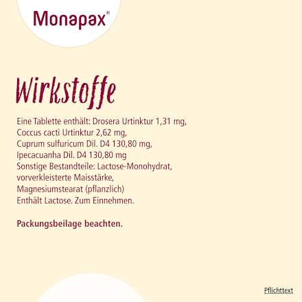 Monapax 100 bei Reizhusten Tabletten Monapax