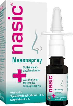 Nasic Nasenspray für Erwachsene und Schulkinder nasic