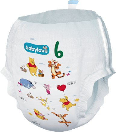 Scutece chiloțel premium numărul 6 XL (15+ kg) babylove