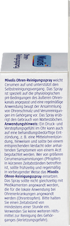 Ohren-Reinigungsspray Mivolis