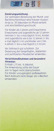 Kräuter Hustensirup mit Manuka Honig Mivolis