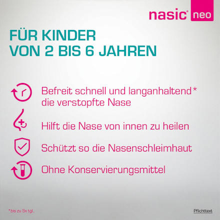 nasic neo Nasenspray für Kinder nasic