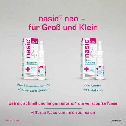 nasic neo Nasenspray für Kinder nasic