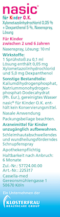 Nasic O.K. Nasenspray für Kinder nasic
